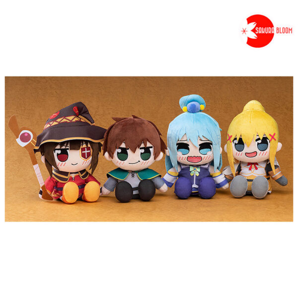 PREORDEN: GSC Konosuba: Kuripan Plushie: Aqua, Megumin, Darkness, Kazuma - Reissue