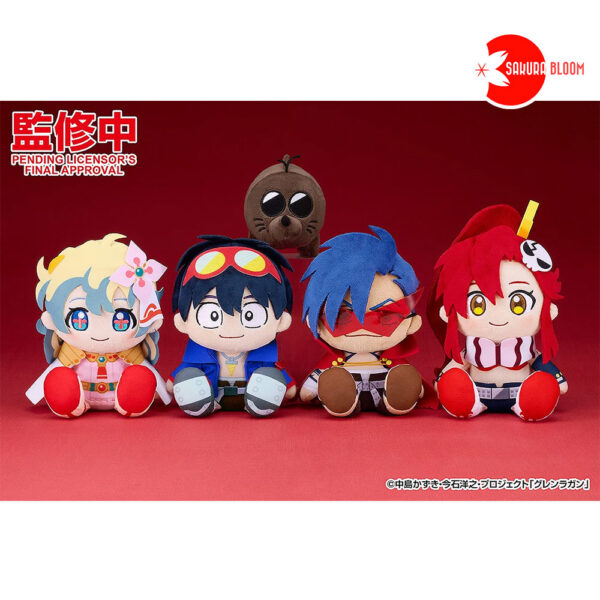 PREORDEN: Tengen Toppa Gurren Lagann Plushies: Simon, Kamina, Yoko, Nia and Boota