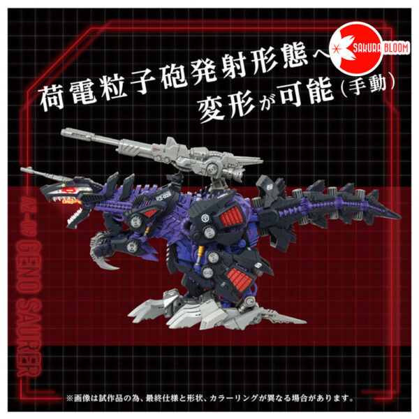 PREORDEN: Zoids ADVANCED Z Plastic Model Kit: Geno Saurer 1/72 AZ-09 - Image 5