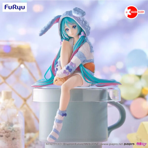 PREORDEN: Noodle Stopper: Vocaloid Hatsune Miku - Rabbit Ear Hood Pajama Blue Color Ver.