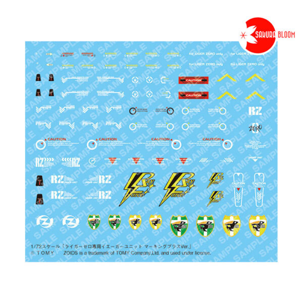 PREORDEN: HMM ZOIDS Liger Zero Jager Unit MARKING PLUS 1/72 - Reissue - Image 3