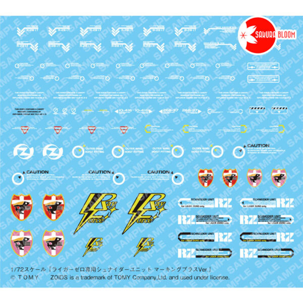 PREORDEN: HMM ZOIDS Liger Zero Schneider Unit MARKING PLUS 1/72 - Reissue - Image 3