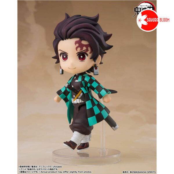 PREORDEN: Figuarts mini Kimetsu No Yaiba: Tanjiro Kamado - Nichirin Sword with Kyojuro Rengoku Guard ver. - Image 4
