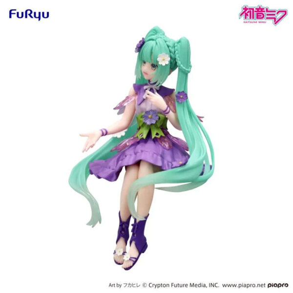 PREORDEN: Furyu Noodle Stopper: Hatsune Miku - Flower Fairy Cosmos Purple Color Ver - Image 2