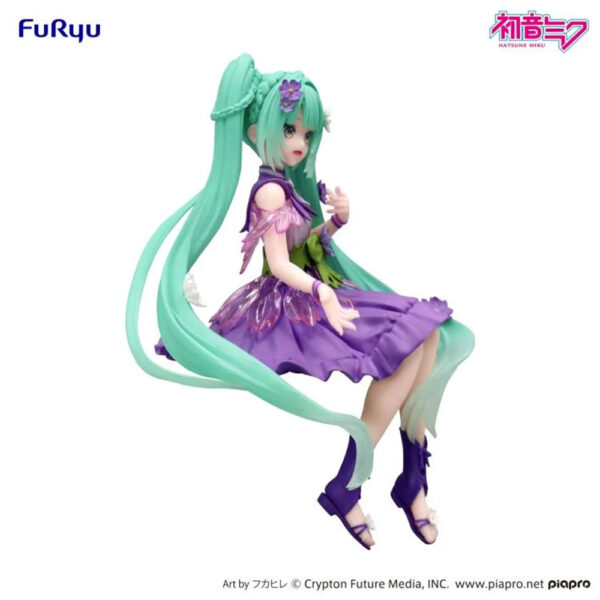 PREORDEN: Furyu Noodle Stopper: Hatsune Miku - Flower Fairy Cosmos Purple Color Ver - Image 4