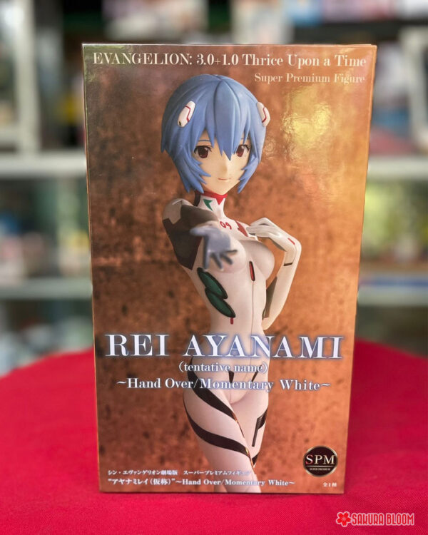SEGA Super Premium Figure: Rebuild of Evangelion Rei Ayanami - Hand Over/Momentary White