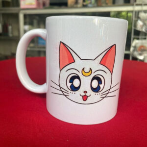 Taza Decorada Sailor Moon: Artemis & Luna