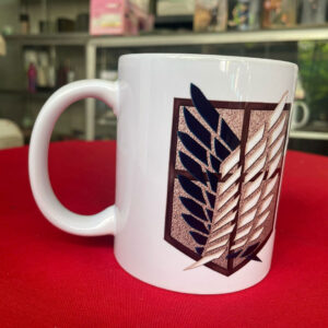 Taza Decorada Shingeki No Kyojin - Escudos de Tropa