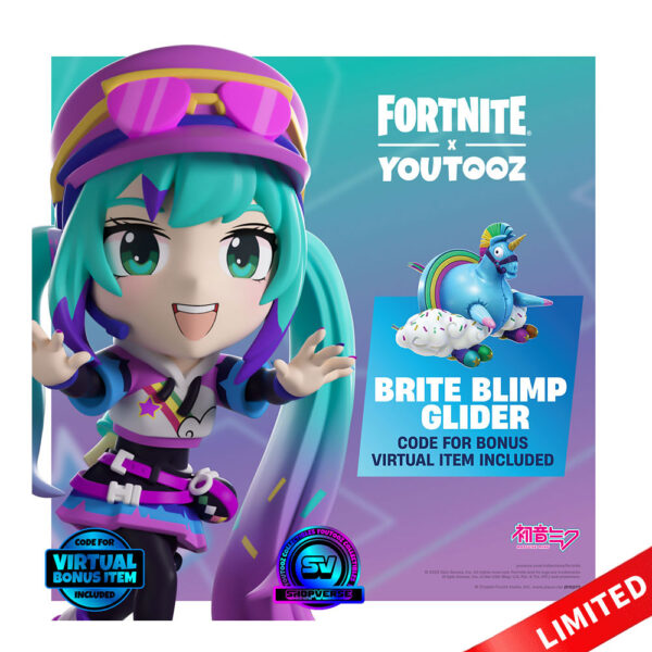 PREORDEN: FORNITE X YOUTOOZ: Brite Hatsune Miku - LIMITED EDITION - Image 4