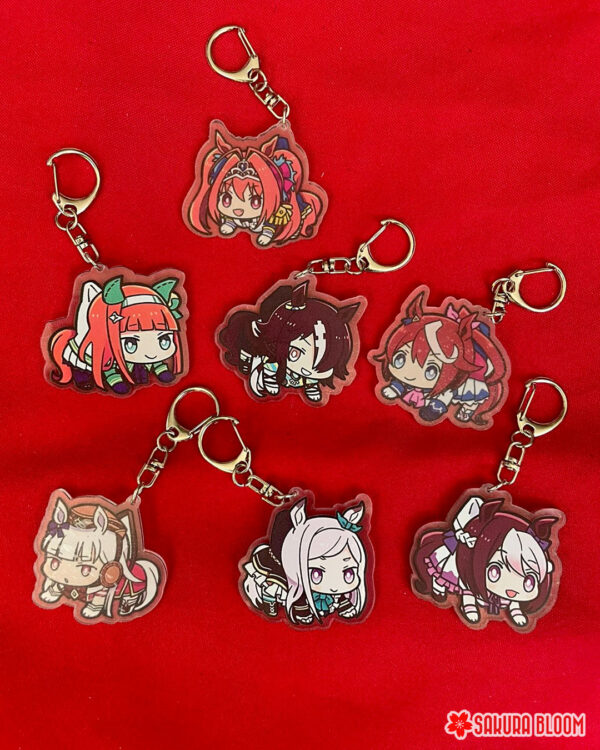Chibi Keychain - Umamusume Pretty Derby- Llavero Acrylic B