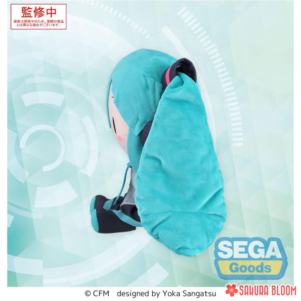 PREORDEN: SEGA Character Vocaloid Series: Hatsune Miku fuwa petit Large Plush - Reissue - Image 5