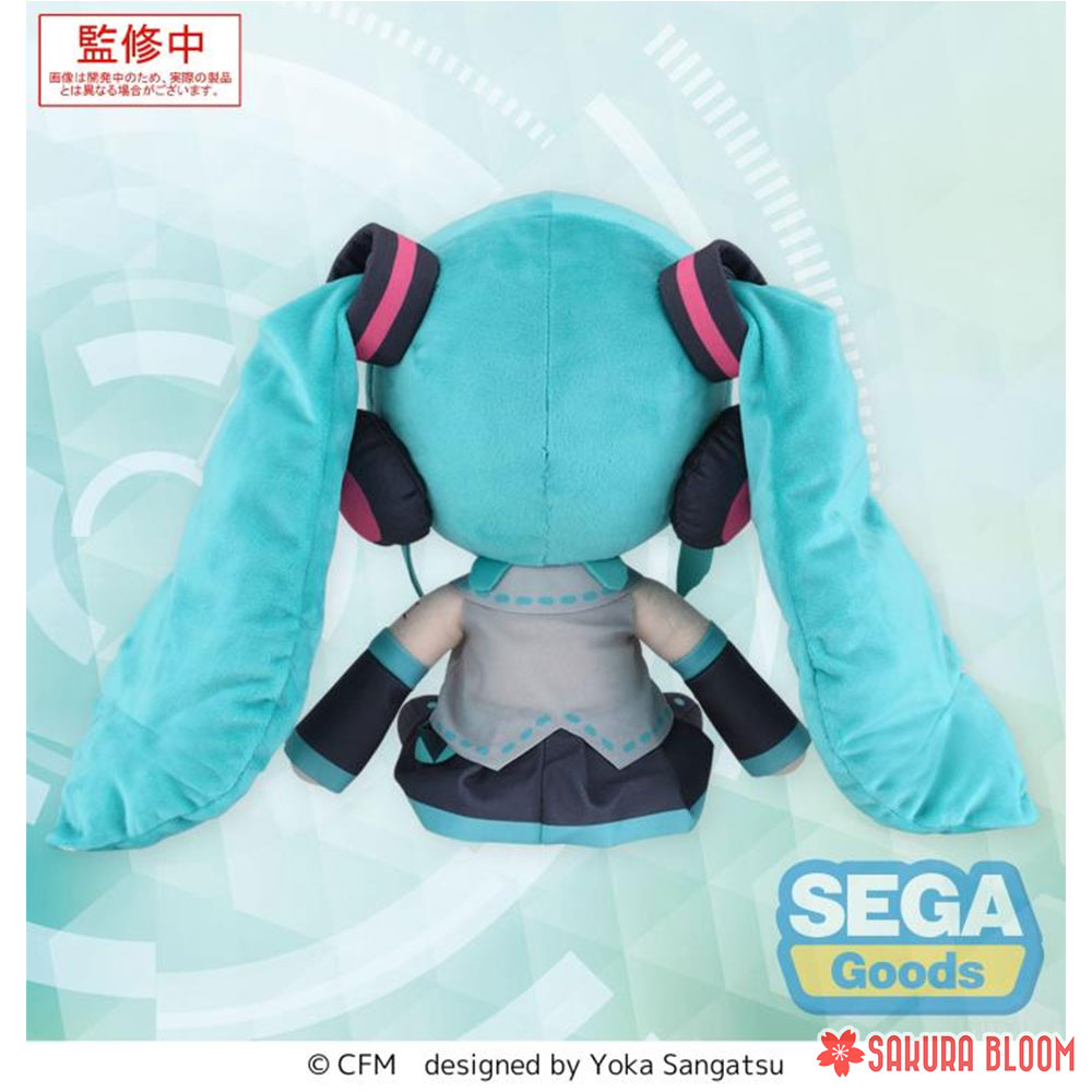 PREORDEN: SEGA Character Vocaloid Series: Hatsune Miku fuwa petit Large Plush - Reissue - Image 3