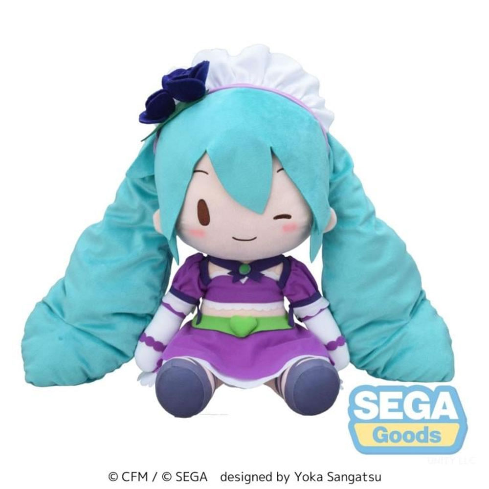 PREORDEN: SEGA Character Vocaloid Series: Hatsune Miku fuwa petit Large Plush - Love and Berry Dress Up and Dance! Sparkly Purple