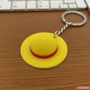 Llavero One Piece - Sombrero de Paja 3D