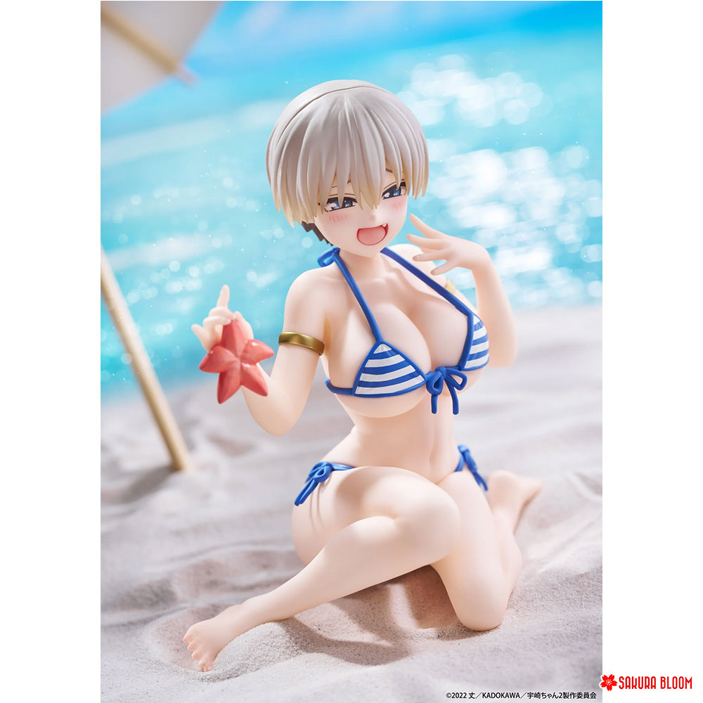 PREORDEN: Desktop Cute: Uzaki-chan wa Asobitai! S2: Hana Uzaki Swimsuit On the Beach Ver. - Image 2