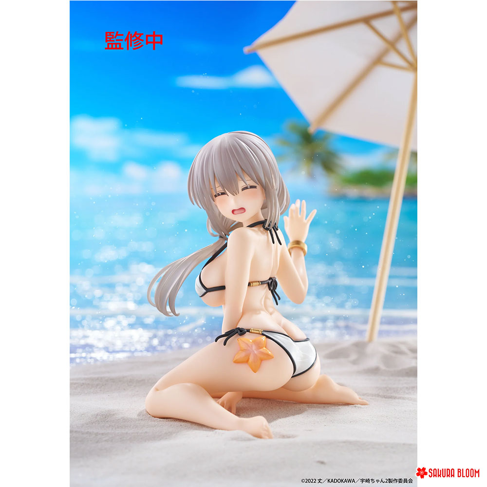 PREORDEN: Desktop Cute: Uzaki-chan wa Asobitai! S2: Tzuki Uzaki Swimsuit On the Beach Ver. - Image 3