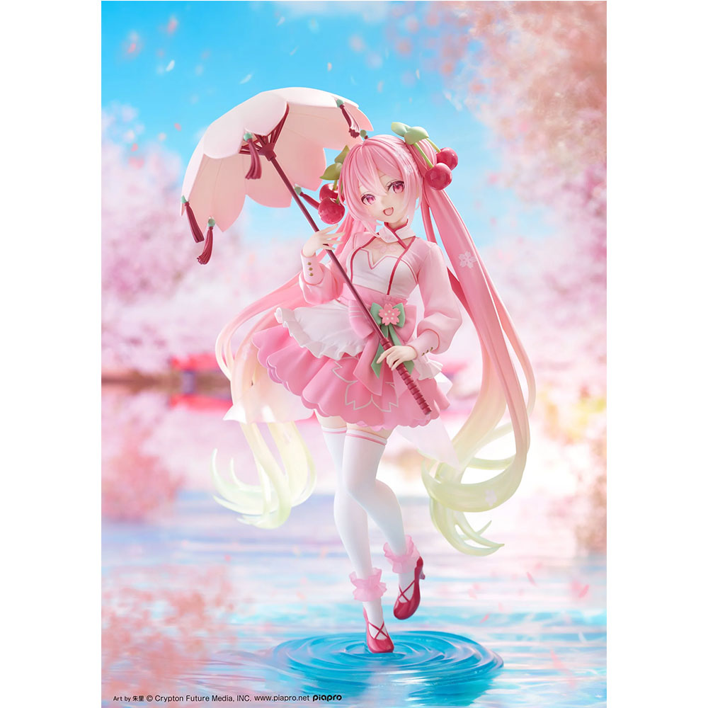 PREORDEN: Character Vocaloid Series AMP+: Hatsune Miku - Sakura Miku - Cherry Blossom Sakura Dress ver - Image 2
