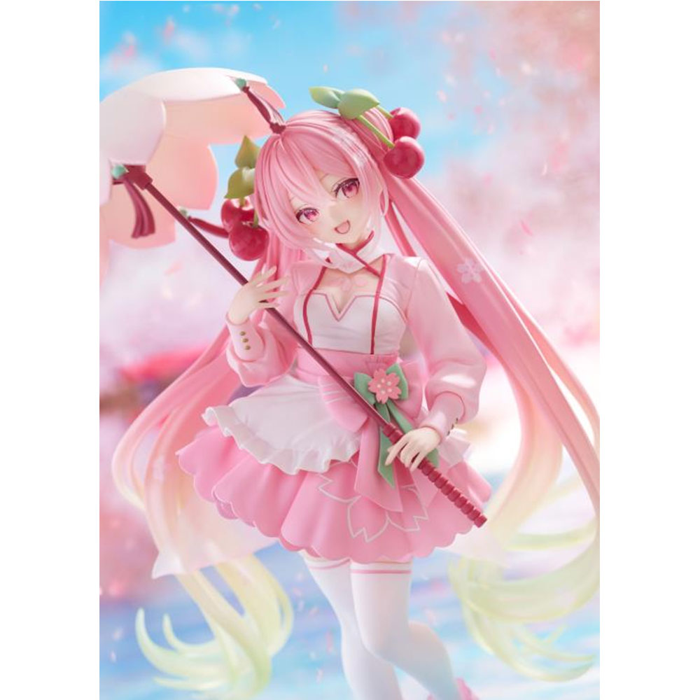 PREORDEN: Character Vocaloid Series AMP+: Hatsune Miku - Sakura Miku - Cherry Blossom Sakura Dress ver - Image 3
