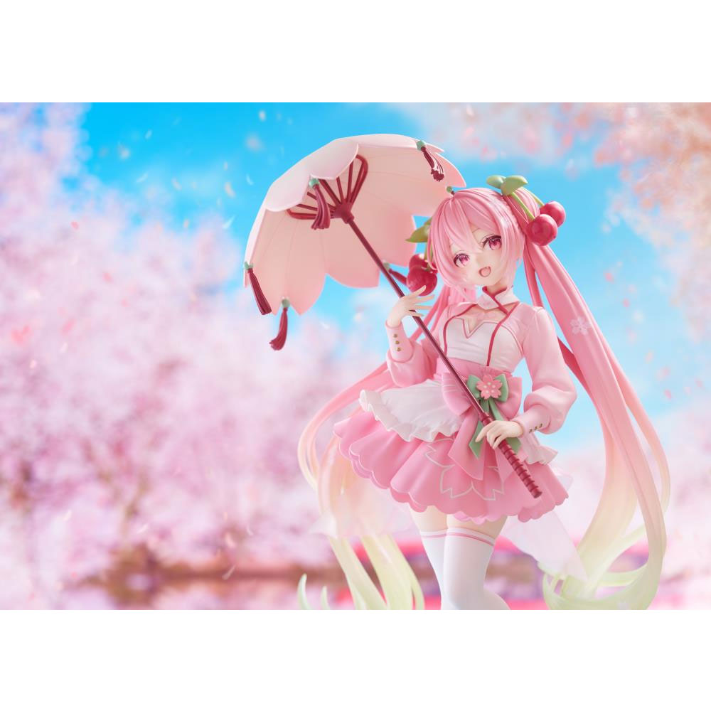 PREORDEN: Character Vocaloid Series AMP+: Hatsune Miku - Sakura Miku - Cherry Blossom Sakura Dress ver - Image 4