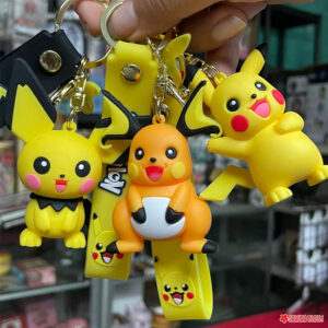 Pokemon - Llaveros de Goma- Pichu/Pikachu/Raichu