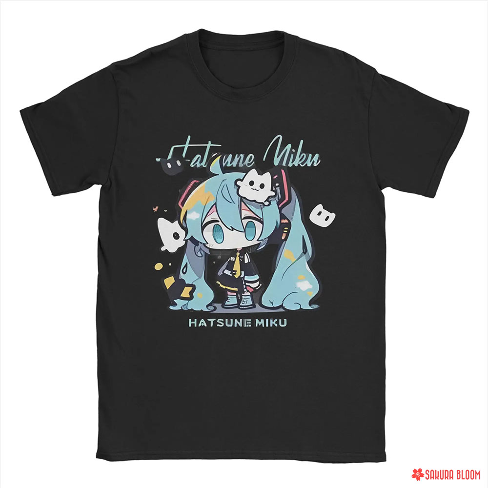 T Shirt – Hatsune Miku – Camisa Chibicat