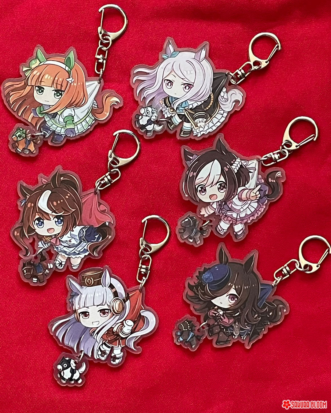 Llavero Umamusume Pretty Derby - 6 pcs Set