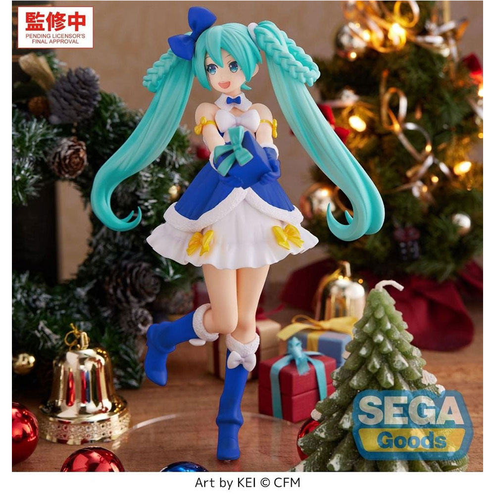 PREORDEN: High Premium Figure Character Vocaloid Series Hatsune Miku - Sapphire Christmas Ver - Image 2