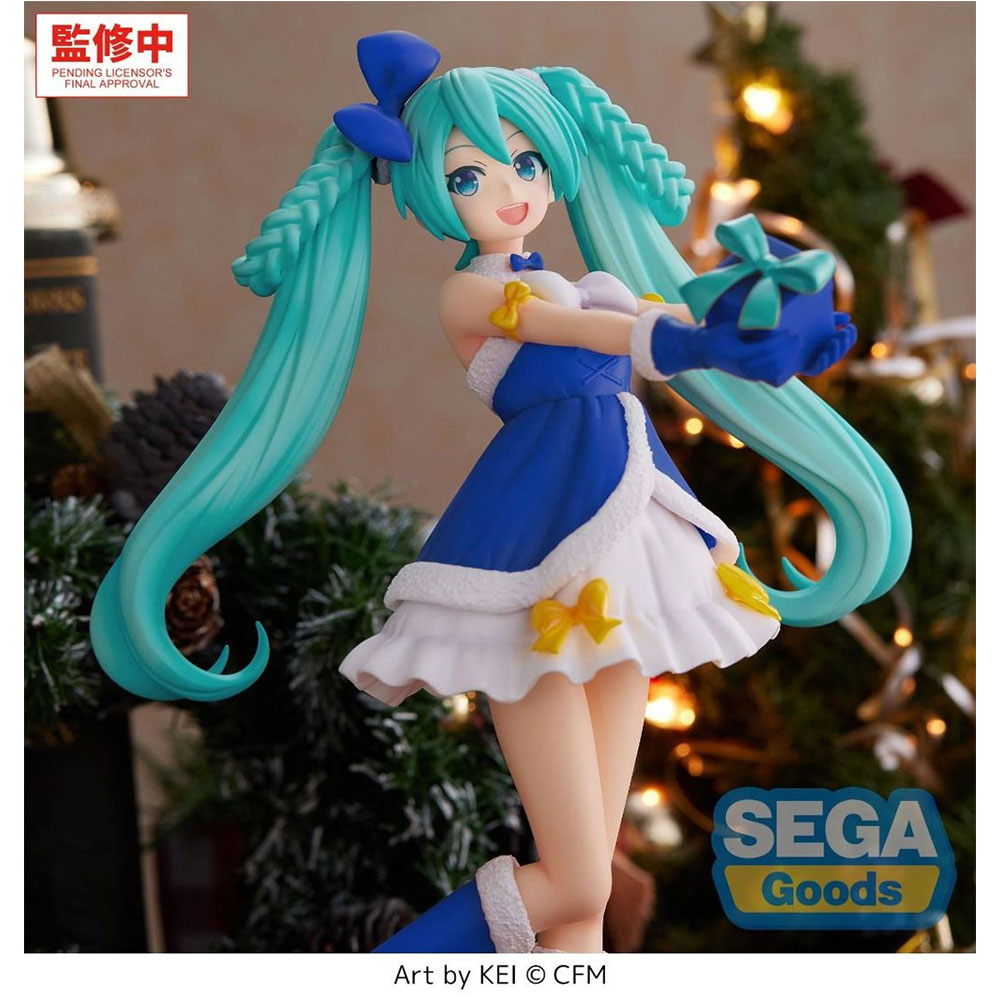 PREORDEN: High Premium Figure Character Vocaloid Series Hatsune Miku - Sapphire Christmas Ver - Image 3