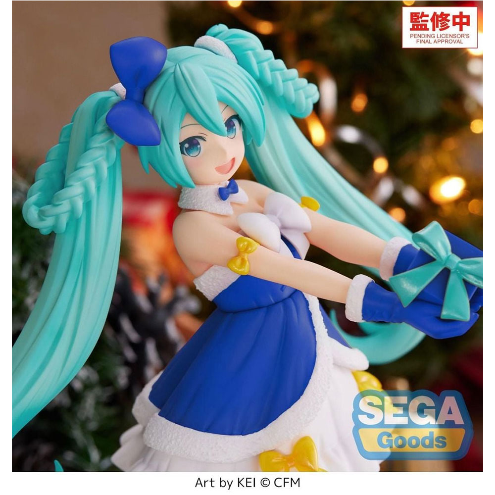 PREORDEN: High Premium Figure Character Vocaloid Series Hatsune Miku - Sapphire Christmas Ver - Image 4