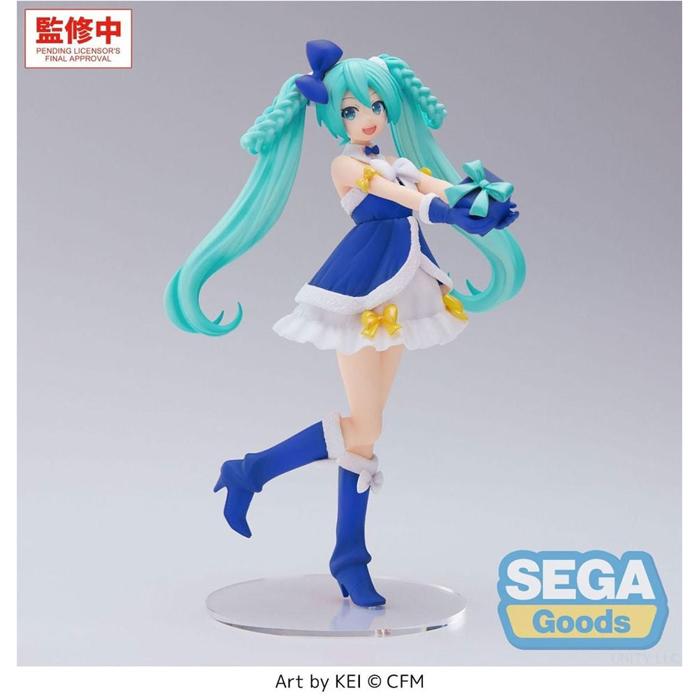 PREORDEN: High Premium Figure Character Vocaloid Series Hatsune Miku - Sapphire Christmas Ver - Image 5