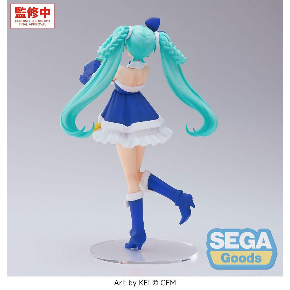 PREORDEN: High Premium Figure Character Vocaloid Series Hatsune Miku - Sapphire Christmas Ver - Image 6