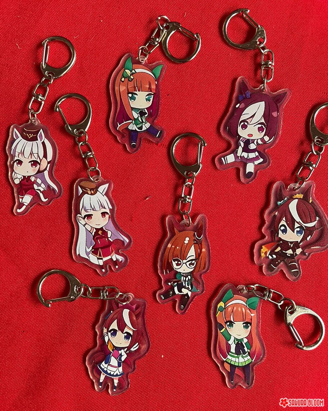 Llavero Umamusume Pretty Derby - 8 pcs Set