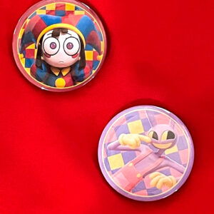 Pin decorativo 5.8 cm: The Amazing Digital Circus - Set de 2