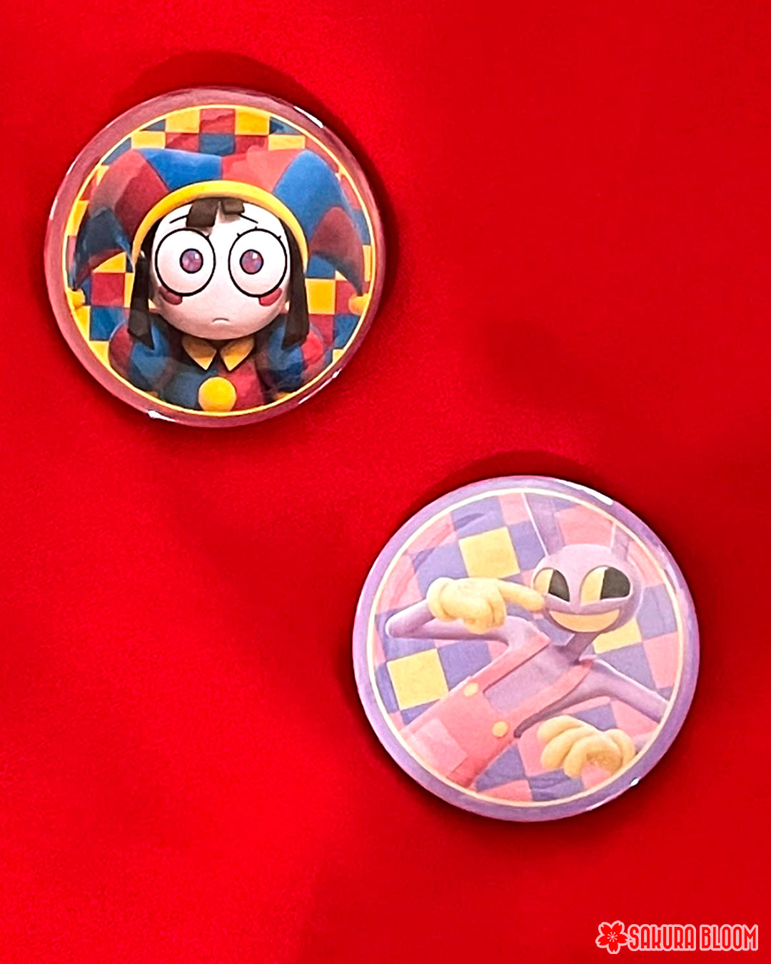 Pin decorativo 5.8 cm: The Amazing Digital Circus - Set de 2