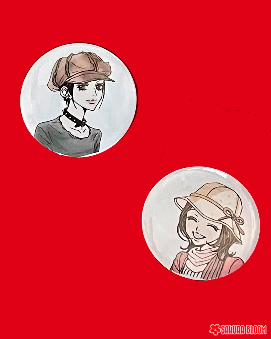 Pin decorativo 5.8 cm: Nana - Set de 2