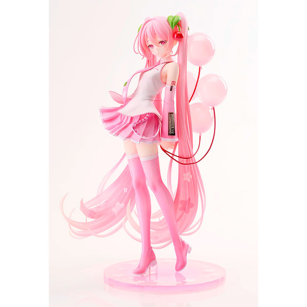 PREORDEN: Good Smile Collection: Character Vocal Series 01: Hatsune Miku: Sakura Miku: GSC Illustration Contest Ver. 1/7 + BONUS - Imagen 6