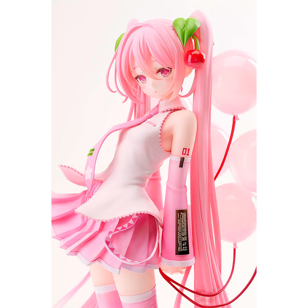 PREORDEN: Good Smile Collection: Character Vocal Series 01: Hatsune Miku: Sakura Miku: GSC Illustration Contest Ver. 1/7 + BONUS - Imagen 7