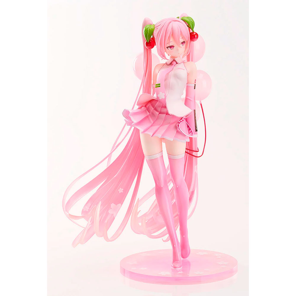 PREORDEN: Good Smile Collection: Character Vocal Series 01: Hatsune Miku: Sakura Miku: GSC Illustration Contest Ver. 1/7 + BONUS - Imagen 8