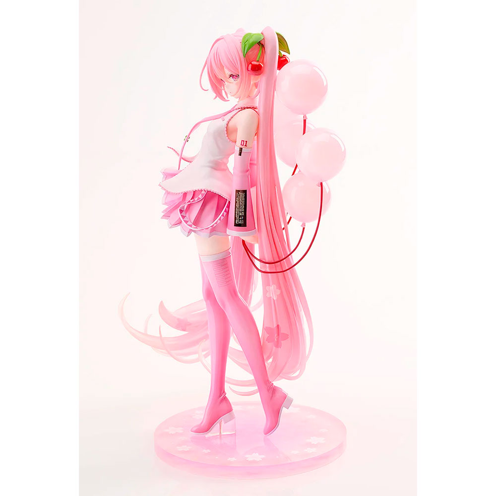 PREORDEN: Good Smile Collection: Character Vocal Series 01: Hatsune Miku: Sakura Miku: GSC Illustration Contest Ver. 1/7 + BONUS - Imagen 9