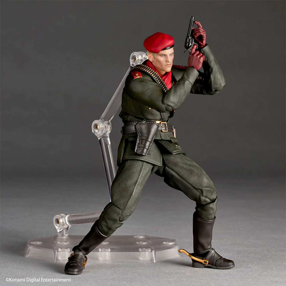 PREORDEN: Revoltech Amazing Yamaguchi: METAL GEAR SOLID Delta: SNAKE EATER: Revolver Ocelot NR146 - Imagen 6