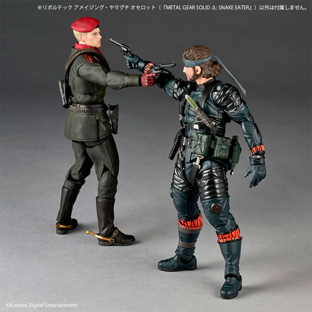 PREORDEN: Revoltech Amazing Yamaguchi: METAL GEAR SOLID Delta: SNAKE EATER: Revolver Ocelot NR146 - Imagen 9