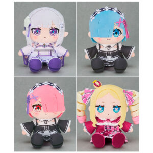 PREORDEN: Chocopuni Plushie Re:Zero Emilia/Rem/Ram/Beatrice