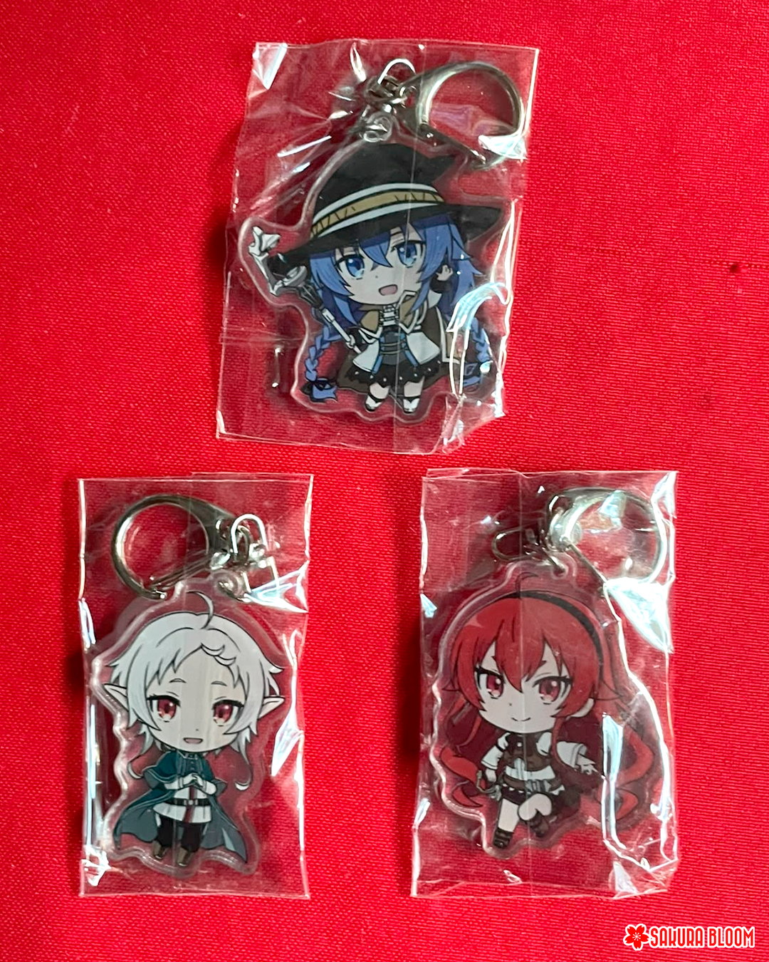 Llavero Mushoku Tensei - 3 pcs Set