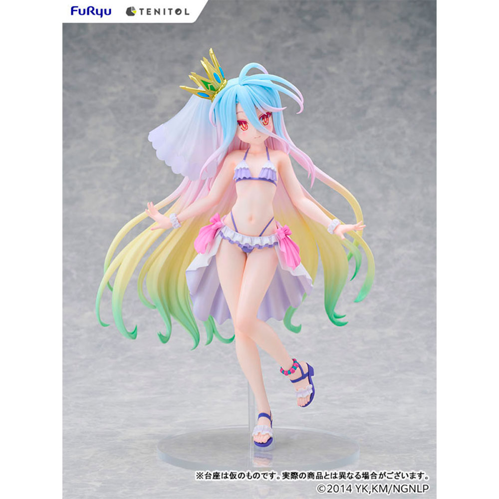 PREORDEN: TENITOL TALL: No Game No Life: Shiro Swimsuit Dress Ver. - Imagen 11