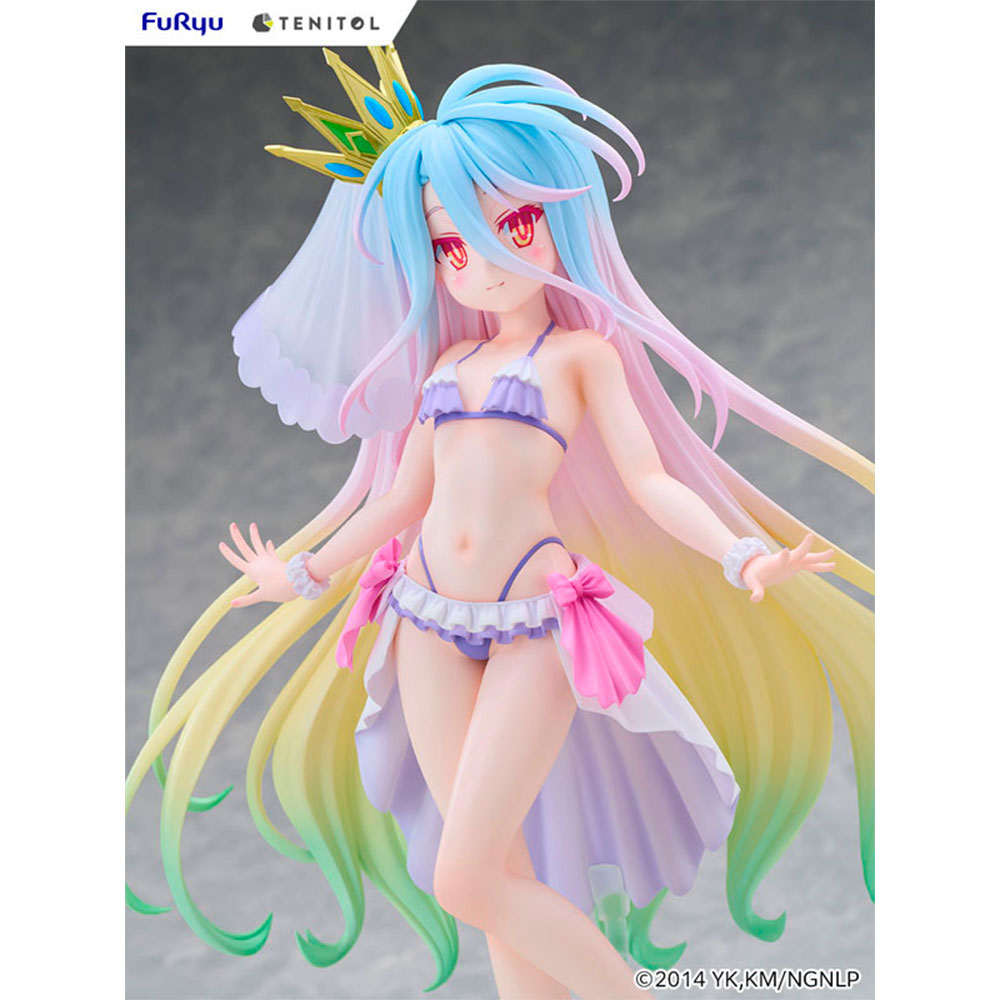 PREORDEN: TENITOL TALL: No Game No Life: Shiro Swimsuit Dress Ver. - Imagen 12