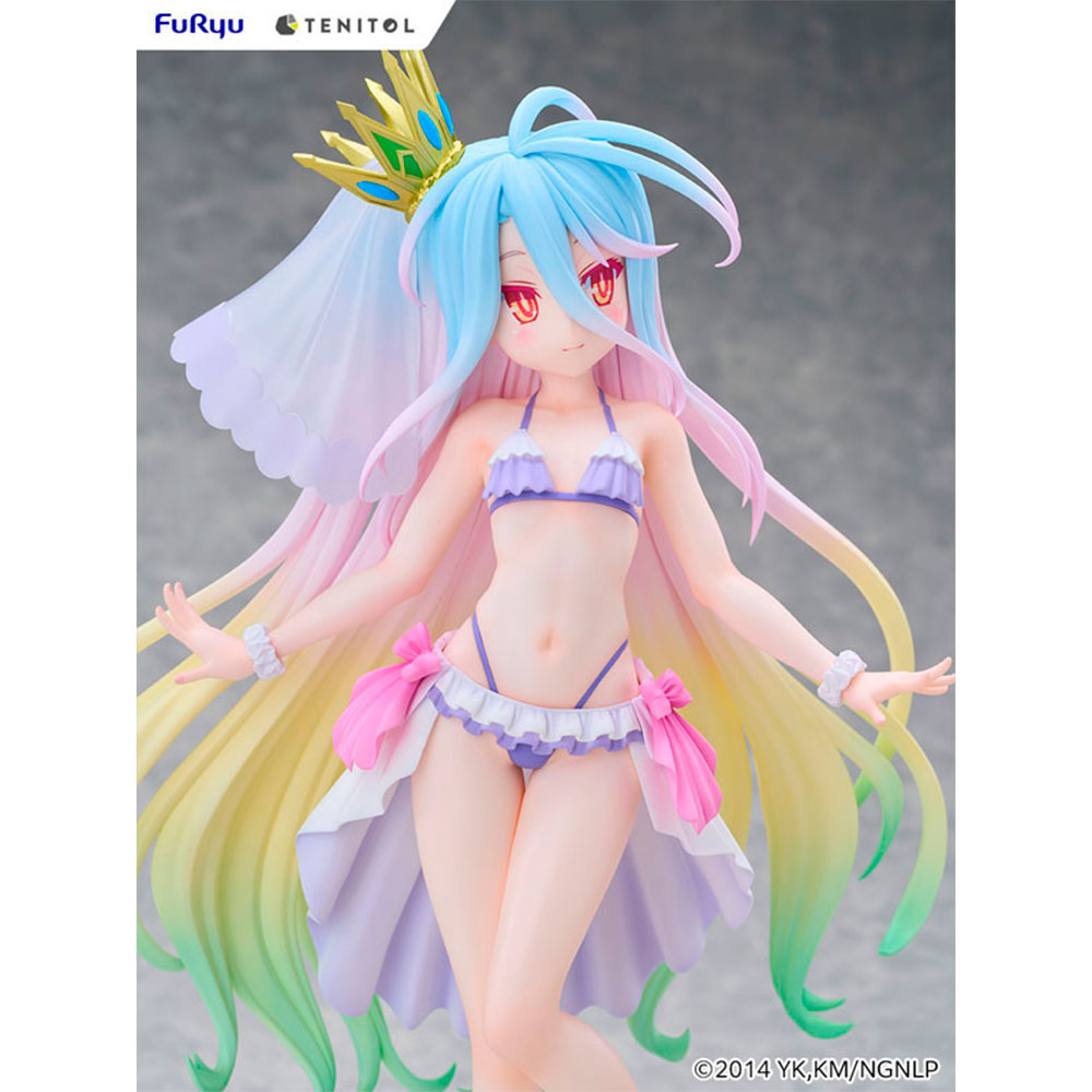 PREORDEN: TENITOL TALL: No Game No Life: Shiro Swimsuit Dress Ver. - Imagen 13