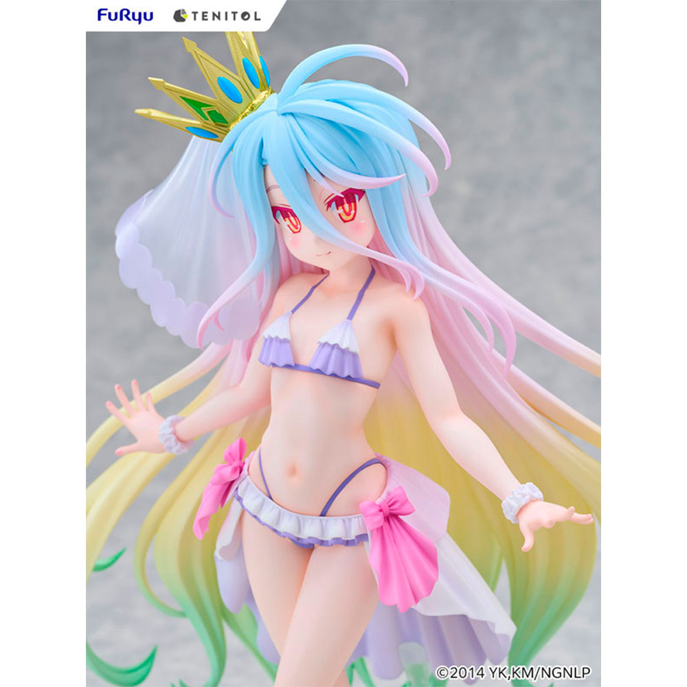 PREORDEN: TENITOL TALL: No Game No Life: Shiro Swimsuit Dress Ver. - Imagen 15