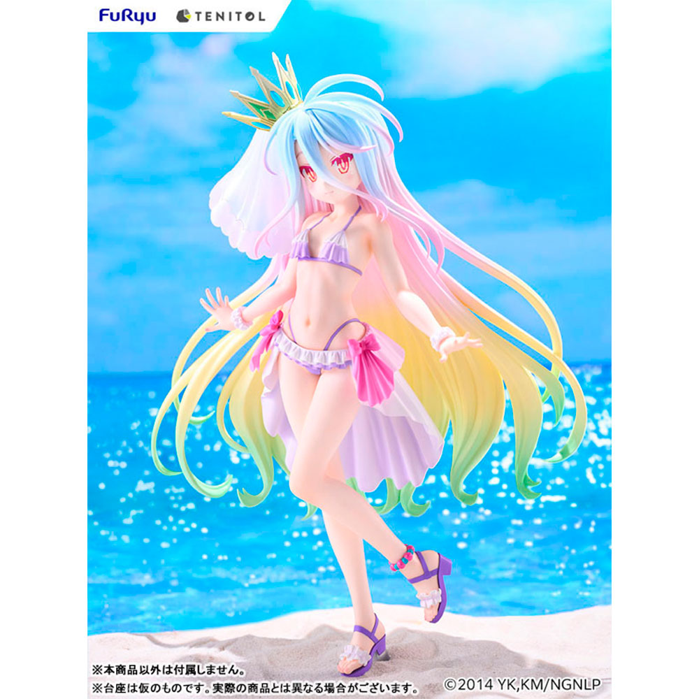 PREORDEN: TENITOL TALL: No Game No Life: Shiro Swimsuit Dress Ver. - Imagen 2
