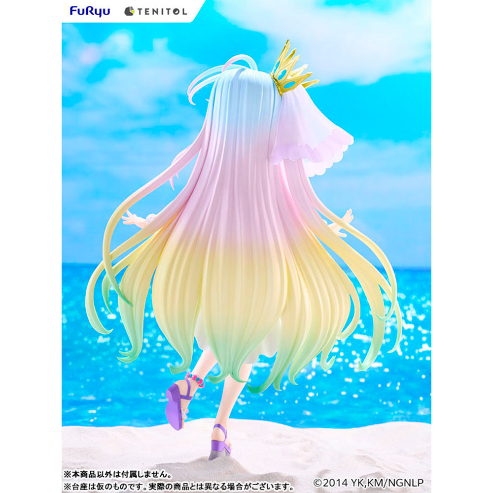 PREORDEN: TENITOL TALL: No Game No Life: Shiro Swimsuit Dress Ver. - Imagen 3