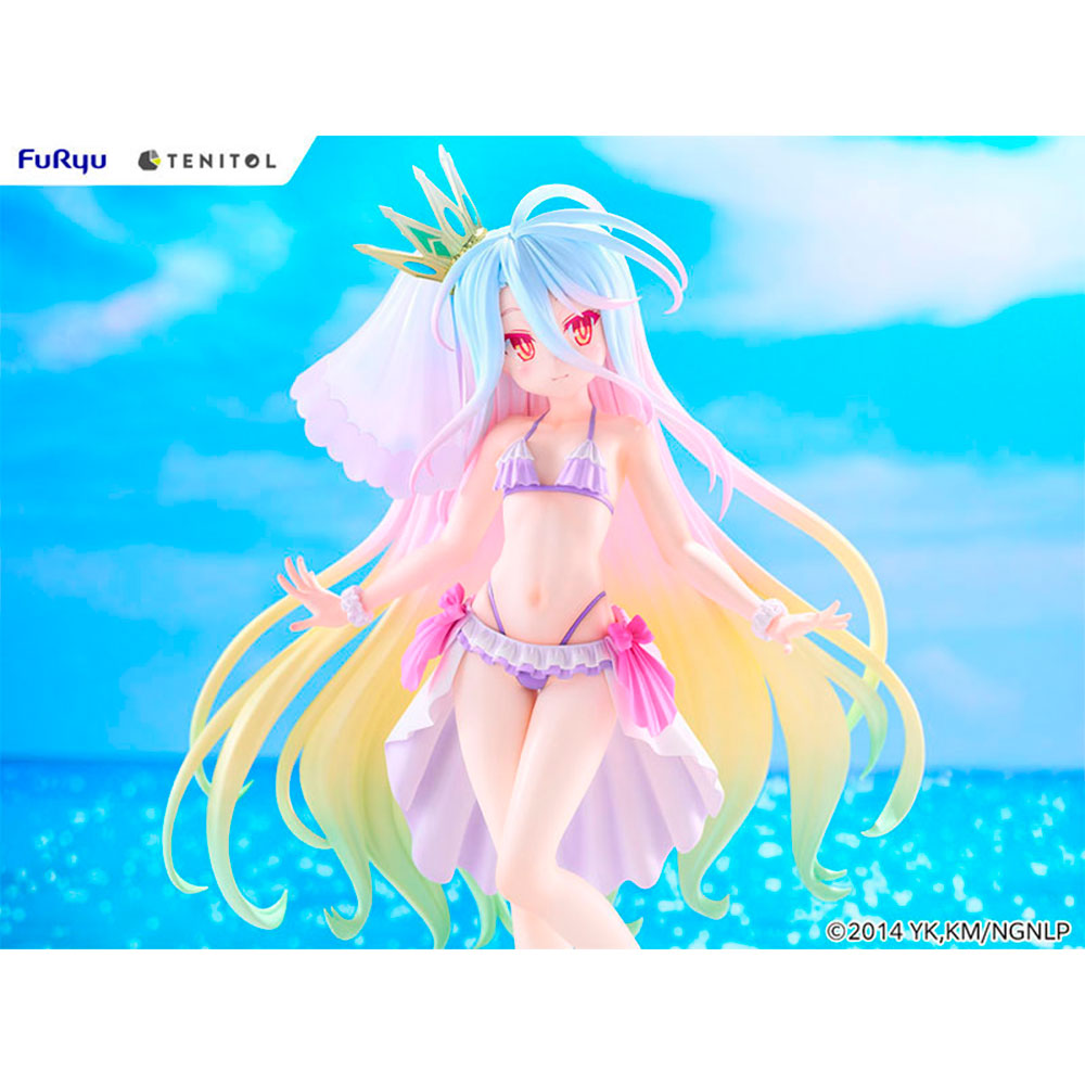 PREORDEN: TENITOL TALL: No Game No Life: Shiro Swimsuit Dress Ver. - Imagen 7